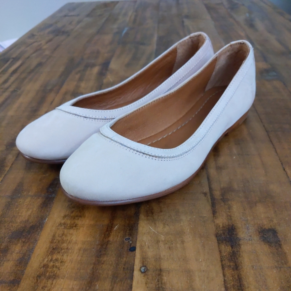 Frye Women's Carson Ballet Flat Leather Shoes 7